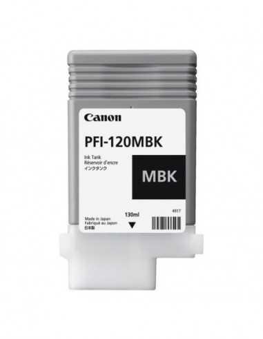 Cartuș de plotter Canon, capete de imprimare și întreținere Ink Cartridge Canon PFI-120MBk, Matte Black