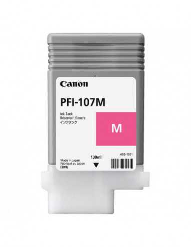 Cartuș de plotter Canon, capete de imprimare și întreținere Ink Cartridge Canon PFI-107M, magenta