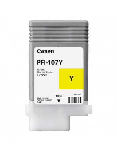 Cartuș de plotter Canon, capete de imprimare și întreținere Ink Cartridge Canon PFI-107Y, yellow