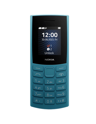 Мобильный телефон Nokia 105 4G (2023), Ocean Blue