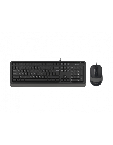 Tastaturi A4Tech Keyboard amp- Mouse A4Tech F1010, 12Fn Keys, Laser Engraving, Splash Proof, 600-1600 dpi, 4 buttons, 1.5m, USB,