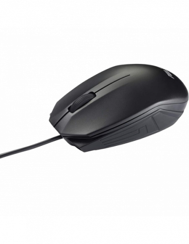 Мыши Asus Mouse Asus UT280, 1000 dpi, 3 buttons, Ambidextrous, 80g ,0.9m, USB, Black