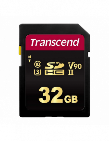 Carduri digitale securizate .32GB SDHC Card (Class 10) UHS-II, U3, Transcend TS32GSDC700S Ultra High Speed (RW:285180MBs)
