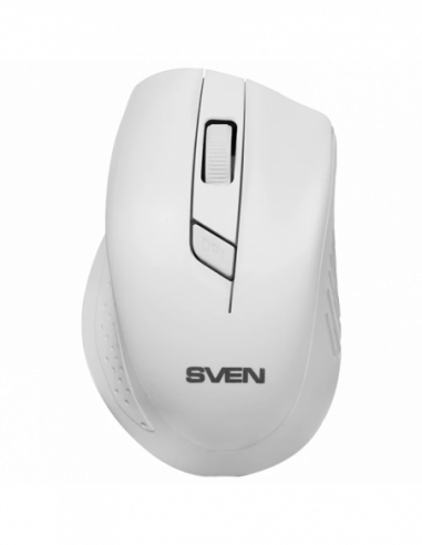 Мыши SVEN Wireless Mouse SVEN RX-325, Optical, 600-1000 dpi, 4 buttons, Ambidextrous, 1xAA, White