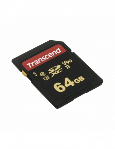Carduri digitale securizate .64GB SDXC Card (Class 10) UHS-II, U3, Transcend TS64GSDC700S Ultra High Speed (RW:285180MBs)