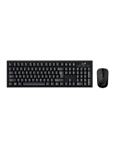 Set Tastatură + Mouse Genius KM-8101, Fără fir, Negru