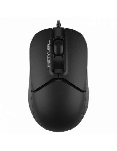 Мыши A4Tech Mouse A4Tech FM12S Silent, Optical, 1000 dpi, 3 buttons, Ambidextrous, 4-Way Wheel, Black, USB