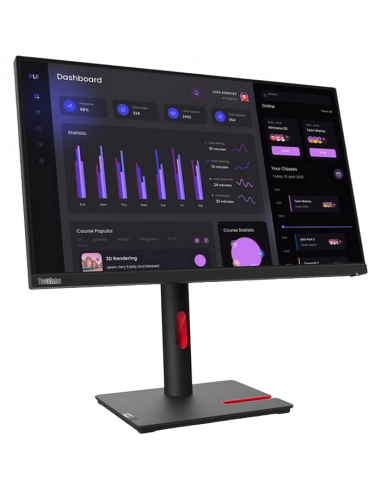 23,8" Монитор Lenovo T24i-30, IPS 1920x1080 FHD, Чёрный