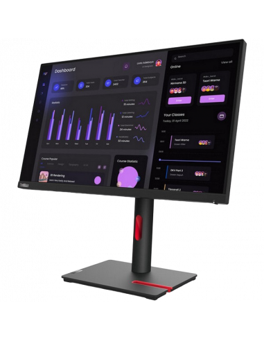 23,8" Монитор Lenovo T24i-30, IPS 1920x1080 FHD, Чёрный