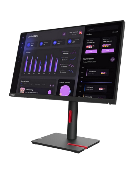 23,8" Монитор Lenovo T24i-30, IPS 1920x1080 FHD, Чёрный