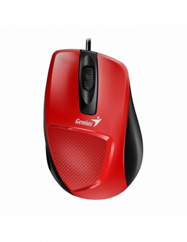 Мыши Genius Mouse Genius DX-150X, Optical, 1000 dpi, 3 buttons, Ergonomic, Red, USB