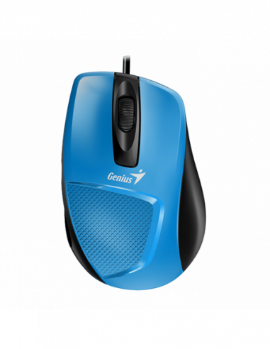 Mouse-uri Genius Mouse Genius DX-150X, Optical, 1000 dpi, 3 buttons, Ergonomic, Blue, USB