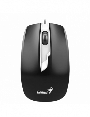 Mouse-uri Genius Mouse Genius DX-180, Optical, 800-1600 dpi, 3 buttons, Ambidextrous, Black, USB