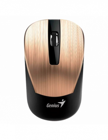 Мыши Genius Wireless Mouse Genius NX-7015, Optical, 800-1600 dpi, 3 buttons, Ambidextrous, BlueEye, 1xAA, Gold