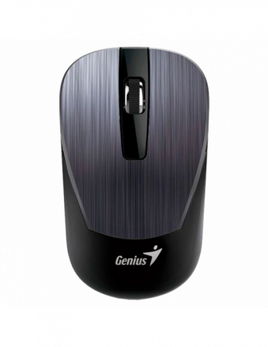 Мыши Genius Wireless Mouse Genius NX-7015, Optical, 800-1600 dpi, 3 buttons, Ambidextrous,BlueEye,1xAA,Iron Gray