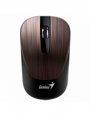 Мыши Genius Wireless Mouse Genius NX-7015, Optical, 800-1600 dpi, 3 buttons, Ambidextrous,BlueEye,1xAA,Chocolate