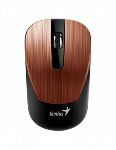 Mouse-uri Genius Wireless Mouse Genius NX-7015, Optical, 800-1600 dpi,3 buttons,Ambidextrous,BlueEye,1xAA, Rosy Brown