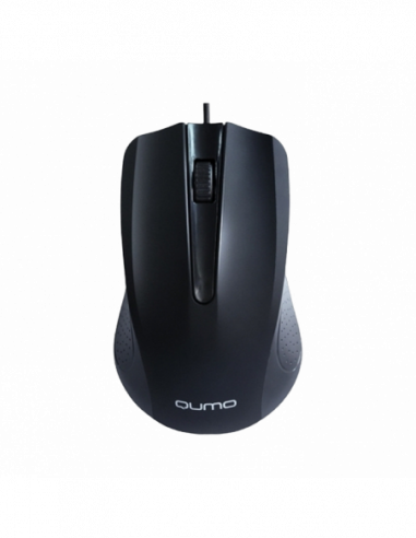 Мыши Qumo Mouse Qumo M66, Optical,1000 dpi, 3 buttons, Ambidextrous, Black, USB