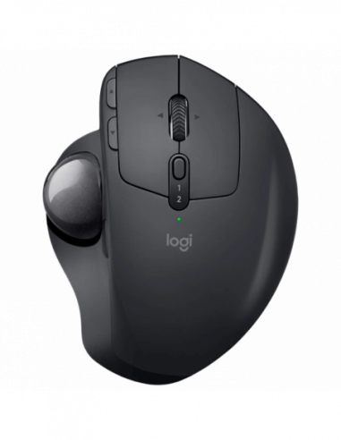 Mouse-uri Logitech Wireless Trackball Mouse Logitech MX Ergo, Optical, 512-2048 dpi, 8 buttons, BT2.4 Ghz, Graphite