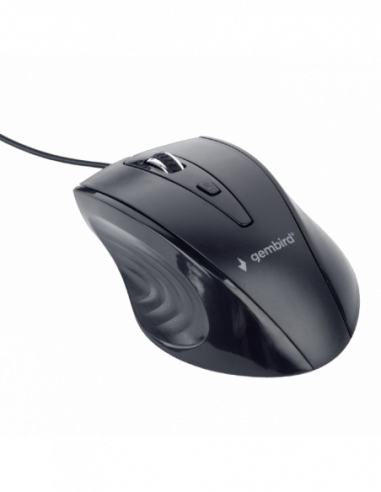 Мыши Gembird Mouse Gembird MUS-4B-02, Optical, 800-1200 dpi, 4 buttons, Ambidextrous, Black, USB