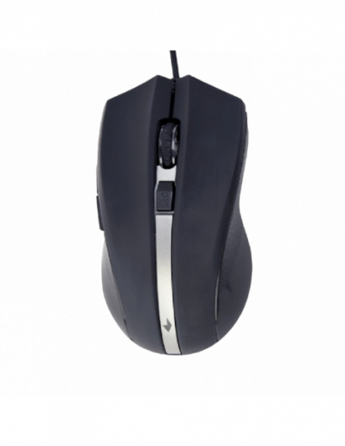 Мыши Gembird Mouse Gembird MUS-GU-02, Laser, 800-2400 dpi, 6 buttons, Ambidextrous, Black, USB