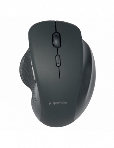 Mouse-uri Gembird Wireless Mouse Gembird MUSW-6B-01, Optical, 800-1600 dpi, 6 buttons, Ambidextrous, 2xAAA, Black