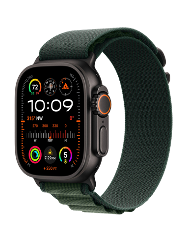 Ceas inteligent Apple Watch Ultra 2, 49mm, Verde inchis