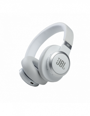 Наушники Headphones Bluetooth JBL Headphones Bluetooth JBL LIVE660NC White, On-ear, active noise-cancelling
