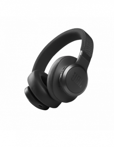 Căști Headphones Bluetooth JBL Headphones Bluetooth JBL LIVE660NC Black, On-ear, active noise-cancelling