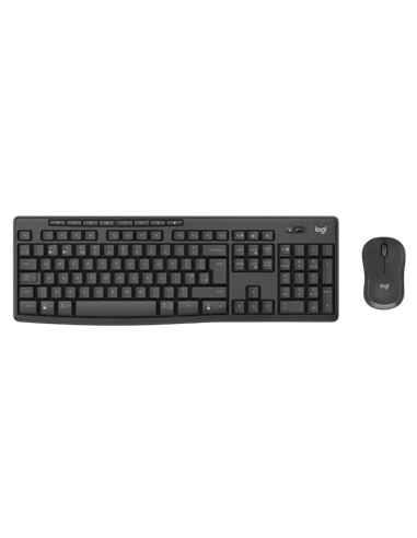 Set Tastatură + Mouse Logitech MK370, Fără fir, Negru