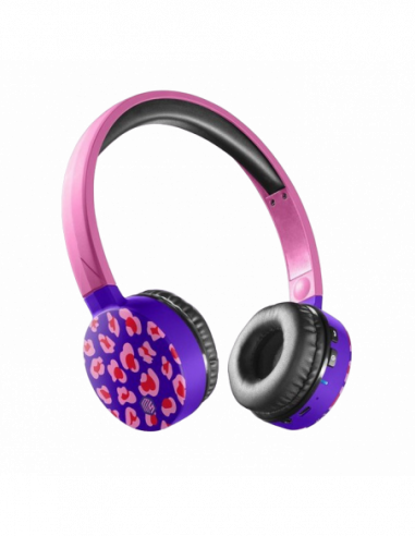 Наушники Cellularline Bluetooth headset, Cellular MUSICSOUND, Pink Camou