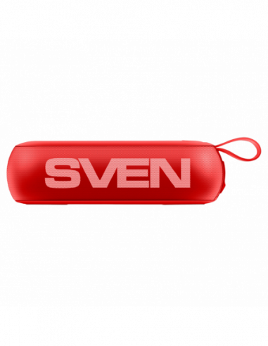Портативные колонки SVEN Speakers SVEN PS- 75 Red, Bluetooth, FM, USB, microSD, 6w, Li-ion 1200mAh, Mic, DC 5 V
