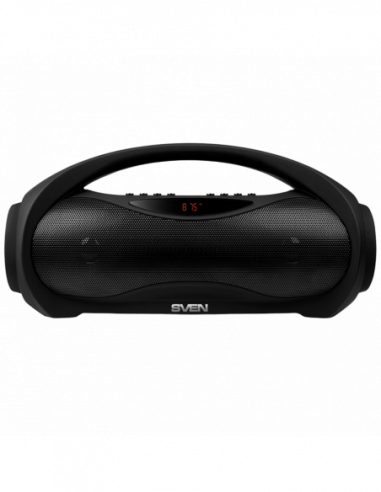 Boxe portabile Speakers SVEN PS-420 12w, Black, Bluetooth, microSD, FM, AUX, USB, power:1800mA, USB, DC5V