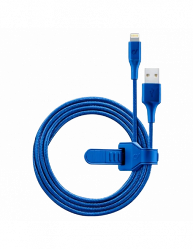 Cablu Lightning to USB Lightning Cable Cellular, Satellite MFI, 1M, Blue
