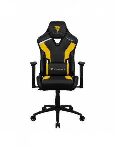 Игровые стулья и столы ThunderX3 Gaming Chair ThunderX3 TC3 BlackBumblebee Yellow, User max load up to 150kg height 165-185cm