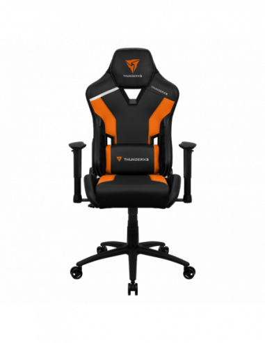 Игровые стулья и столы ThunderX3 Gaming Chair ThunderX3 TC3 BlackTiger Orange, User max load up to 150kg height 165-185cm