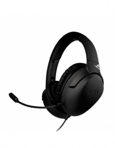 Căști pentru jocuri ASUS Gaming Headset Asus ROG Strix Go, 40mm driver, 32 Ohm, 20-20kHz, 262g, Controls on ear cup, Detachable