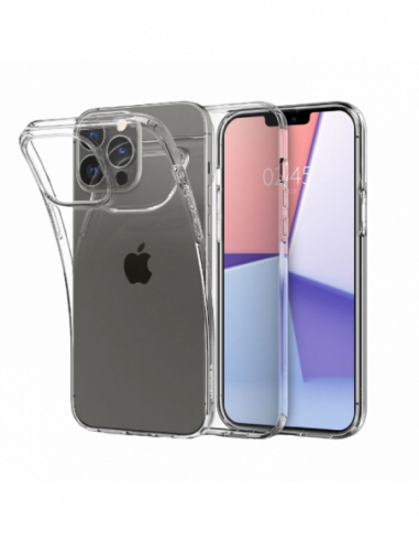 Чехлы Xcover Liquid Crystal Glam Xcover husa pu iPhone 13 Pro Max, Liquid Crystal, Transparent