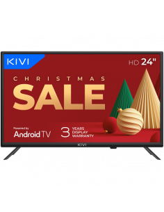 24" LED SMART TV KIVI 24H760QB, 1366x768 HD, Android TV, Negru