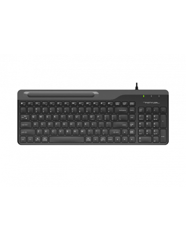 Tastaturi A4Tech Keyboard A4Tech FK25, 12 Fn keys, Ultra Slim, Smartphone Cradle, Laser Inscribed Keys, Chocolate Keycaps, 1.5m,