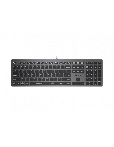 Клавиатуры A4Tech Keyboard A4Tech FX50, 12 Fn keys, Ultra Slim, Low Profile, X-Key Structure, Splash Proof, Silk Printing + UV, 