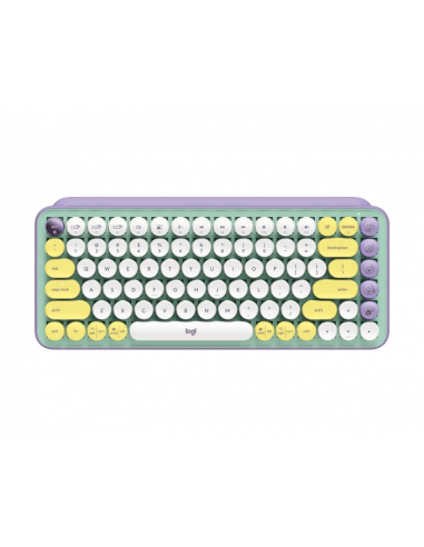 Клавиатуры Logitech Wireless Keyboard Logitech POP Keys, Mechanical, Compact design, F- keys, Emoji Keys, 2xAAA, 2.4Ghz+BT, ENRU