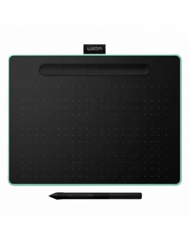 Графические планшеты Graphic Tablet Wacom Intuos M, CTL-6100WLE-N, Bluetooth, Pistachio