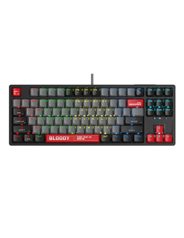 Tastatură Bloody S87, Cu fir, Energy Red