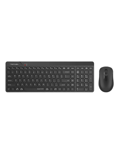 Set Tastatură + Mouse A4Tech FG2300 Air, Fără fir, Negru | Gri