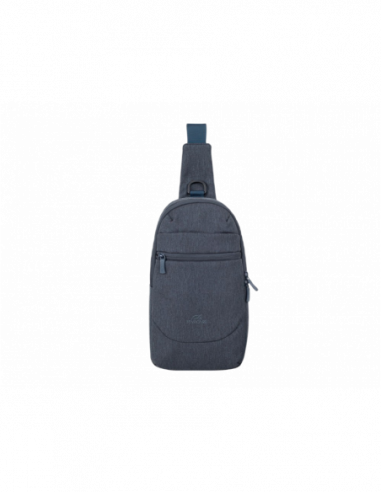 Чехлы и сумки для планшетов Waistpack Bag Rivacase 7711, for 10.1, Dark Gray