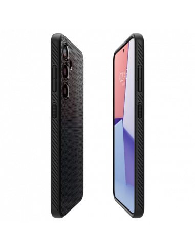 Чехол Spigen Samsung Galaxy S24+, Liquid Air, Матовый черный