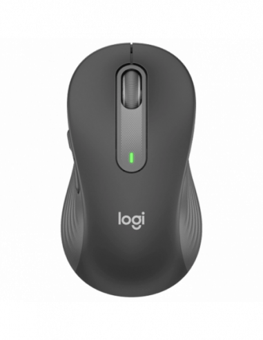 Mouse-uri Logitech Wireless Mouse Logitech M650 L Signature, Optical, 400-4000 dpi, 5 buttons, 1xAA, 2.4GHzBT, Black