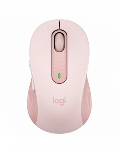 Mouse-uri Logitech Wireless Mouse Logitech M650 L Signature, Optical, 400-4000 dpi, 5 buttons, 1xAA, 2.4GHzBT, Rose