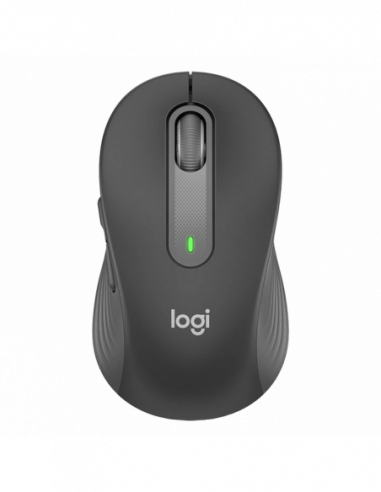 Mouse-uri Logitech Wireless Mouse Logitech M650 Signature, Optical, 400-4000 dpi, 5 buttons, 1xAA, 2.4GHzBT, Black